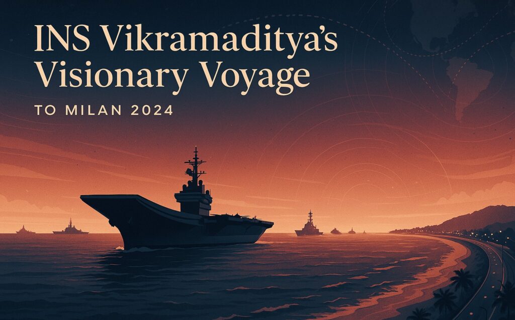 INS Vikramaditya's Visionary Voyage to Milan 2024