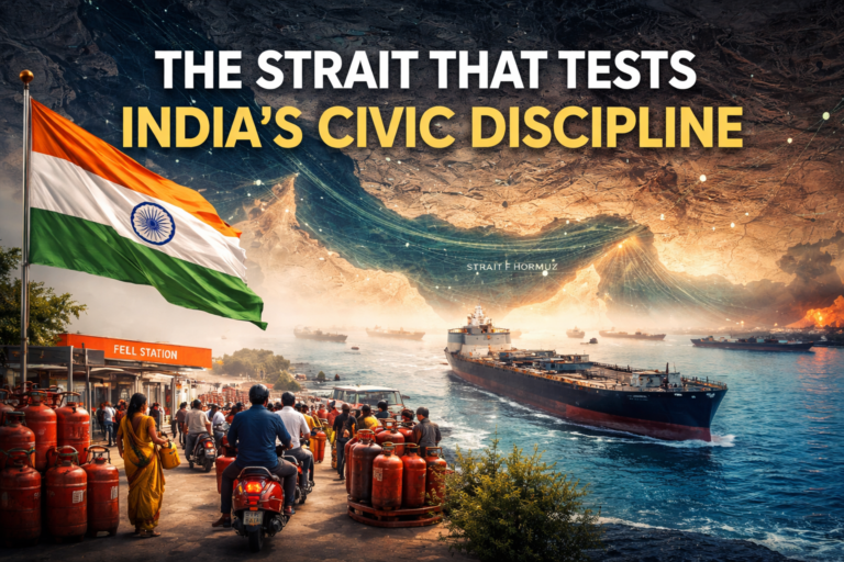 The Strait That Tests India’s Civic Discipline